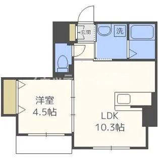 エイチ・ツーオー清水丘【7階】の間取り