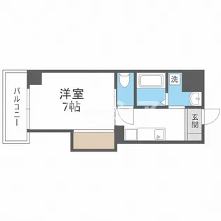 みおつくし鷺洲【5階】の間取り