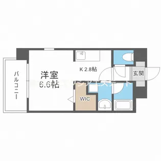 ヴィラルーチェ【6階】の間取り