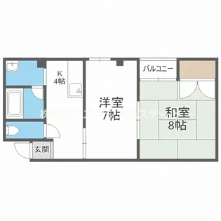 ベル・メゾン花園【5階】の間取り