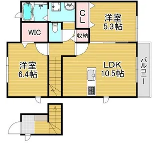 ラシーネ シエンプレ【2階】の間取り