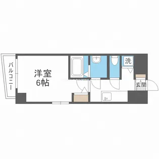 エスリードレジデンス大阪福島フロント【2階】の間取り