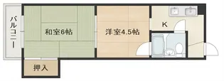 BS第10ハイツ【5階】の間取り