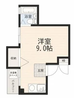 レジェル住之江【4階】の間取り