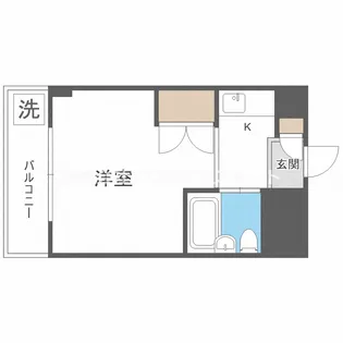 ネオコート天王寺【4階】の間取り