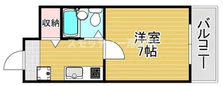 東粉浜Ⅰ番館【3階】の間取り