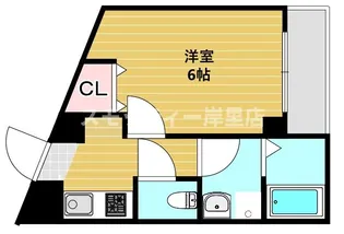 グランエクラ玉出東【3階】の間取り
