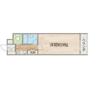 ビバリーヒルズ玉出西【4階】の間取り