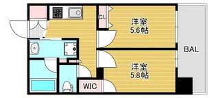 エステムプラザ福島ジェネル【4階】の間取り