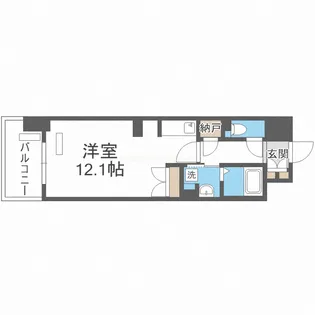 セイシア大拓26【7階】の間取り