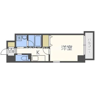 オアシス梅田【2階】の間取り