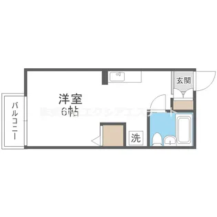 アネックス加賀屋【1階】の間取り