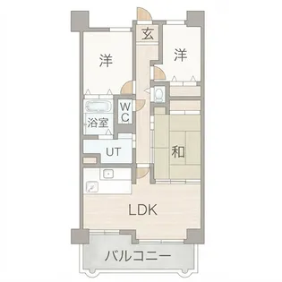 サワー・ドゥ住之江公園【7階】の間取り