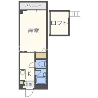 カツタビルディング3号館【1階】の間取り