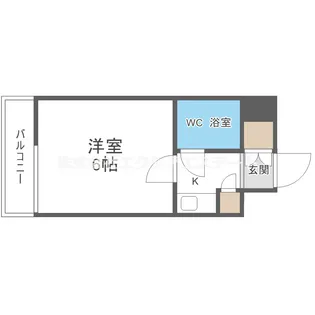 住吉パークハイツ【3階】の間取り