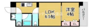 プランドール天王寺SOUTH【4階】の間取り