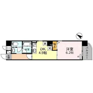 シャルマンハイム大淀【5階】の間取り