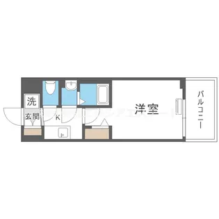 ALIVIS福島海老江【3階】の間取り