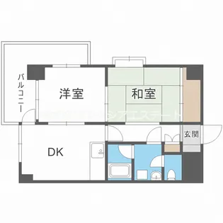 セントポーリア・アビコ【9階】の間取り