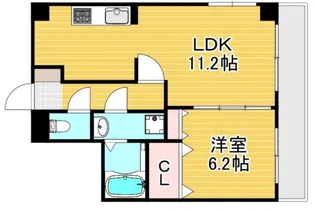 プランドール【4階】の間取り