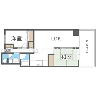 パピネス【6階】の間取り