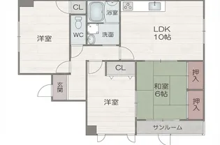 エムテック北島【2階】の間取り