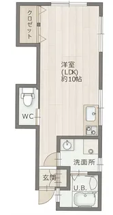 日本橋マンション【4階】の間取り