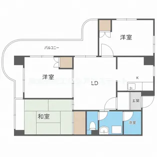 エスポワール住之江公園【6階】の間取り