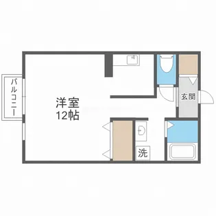 プレミールK住之江【2階】の間取り
