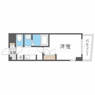 ベル・ヴィー福島【4階】の間取り