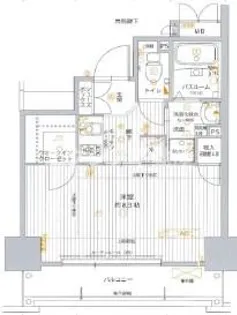 エスカーサ大阪WEST【9階】の間取り