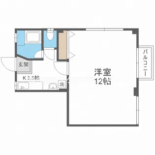 GS阿倍野【3階】の間取り