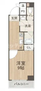 CITY SPIRE上本町【2階】の間取り
