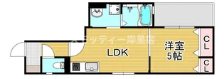 ラモーナ玉出東Ⅱ【2階】の間取り