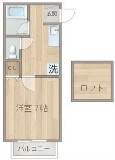 メゾン北月【2階】の間取り