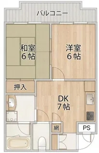 ラフィネシエル【3階】の間取り