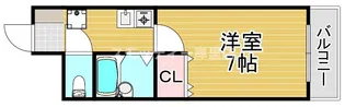 O B A住吉川【2階】の間取り