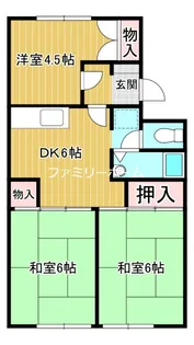 サニーハイツ【305号室】の間取り