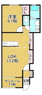 グランエスポワール【102号室】の間取り