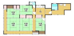 茨城県行方郡玉造町大字西蓮寺【一戸建】の間取り