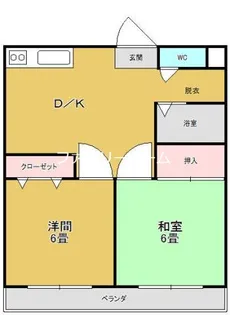 ミレニアムハイツ【203号室】の間取り
