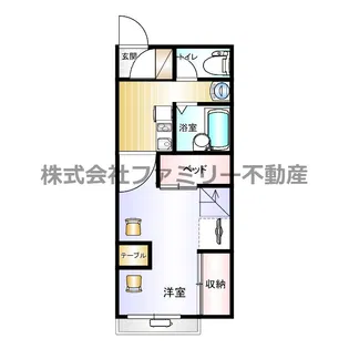 グリーンヒルズ【101号室号室】の間取り