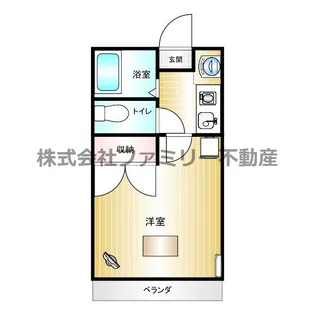 グレースコート24MK-G【102号室号室】の間取り