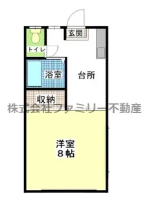 レジデンス菜園【102号室号室】の間取り