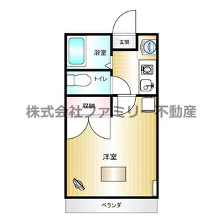 グレースコート24MK-A【306号室号室】の間取り