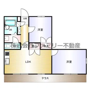 Piedra Puente【101号室号室】の間取り
