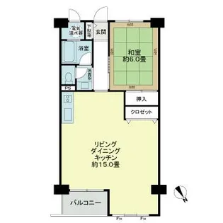 公社ビル【15階】の間取り