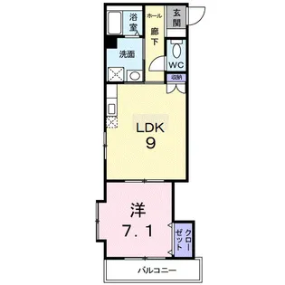 鹿児島県鹿児島市宇宿7丁目【マンション】の間取り
