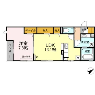 鹿児島県鹿児島市宇宿3丁目【アパート】の間取り