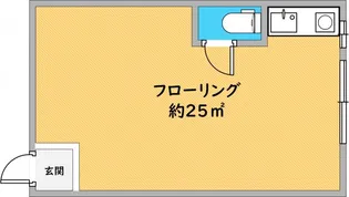 花隈会館【101号室】の間取り
